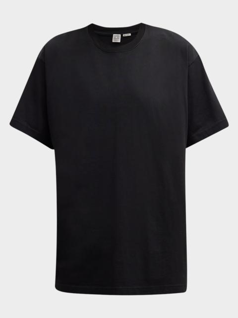Short-Sleeve Straight Cotton T-Shirt