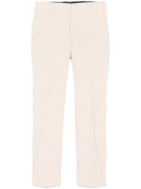 tailored straight-leg trousers