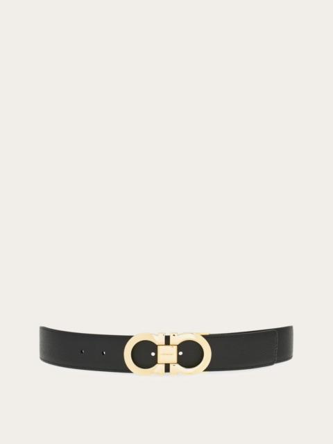 Reversible and adjustable Gancini belt