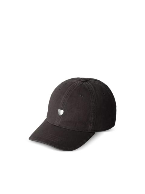 heart-appliqué baseball cap
