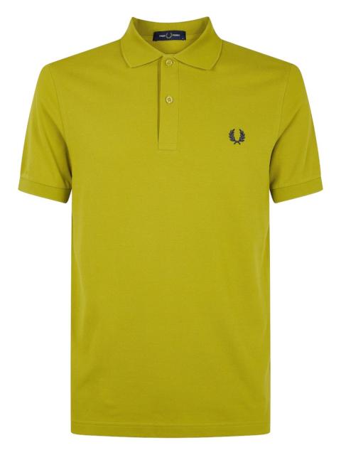 logo-embroidered polo shirt