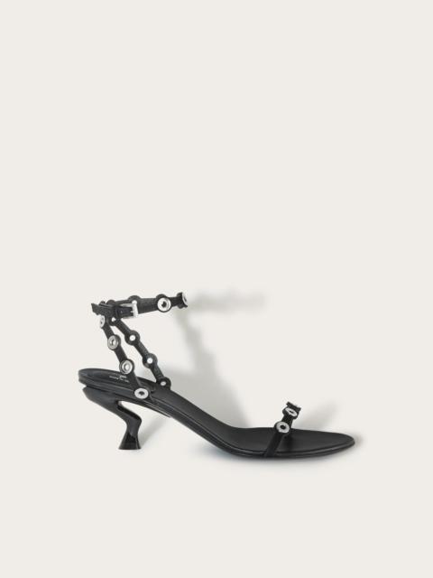 EMILIO LOW HEELED SANDALS