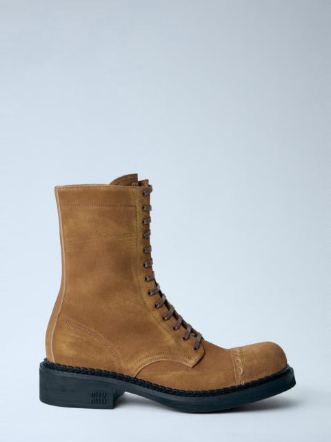 Faded Unlined Suede Loafers