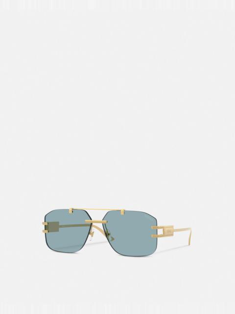 Damier Plaque Sunglasses