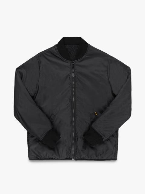 REVERSIBLE FLEECE JACKET - BLACK
