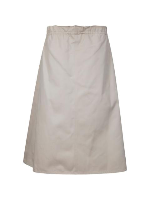 long gathered skirt