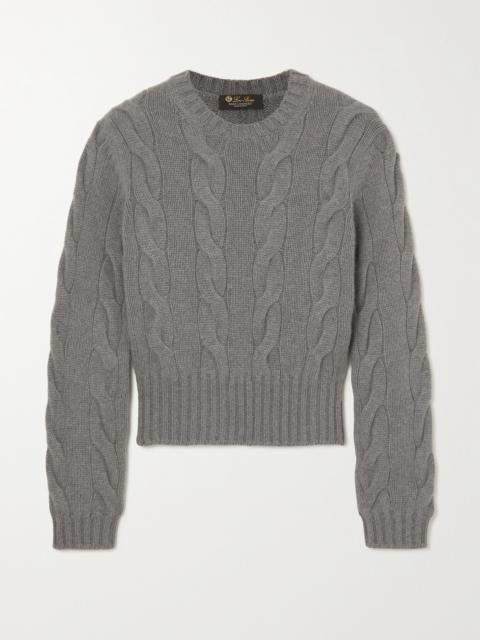 Cable-knit Cashmere Sweater