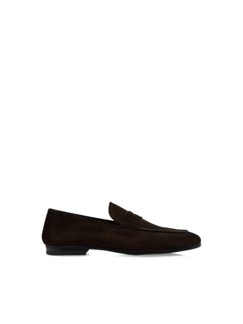 SUEDE SEAN TWISTED BAND LOAFER
