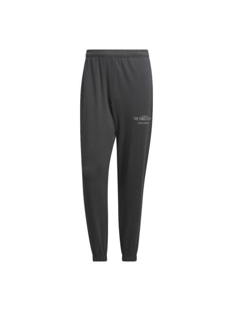 adidas Verbiage Casual Knitted Pants 'Black' IP3926