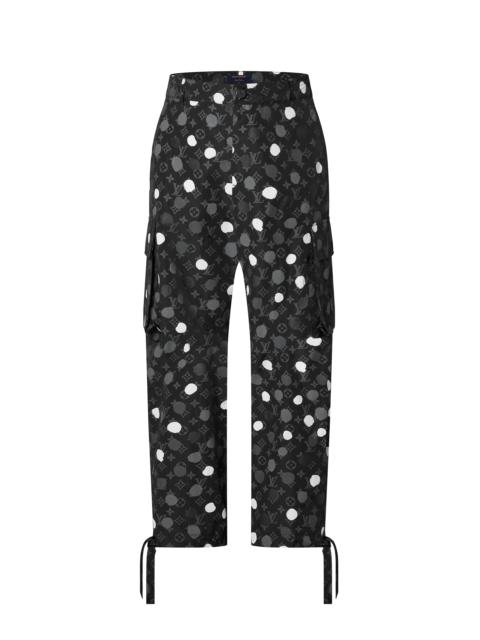 LV x YK Monogram Painted Dots Cargo Pants
