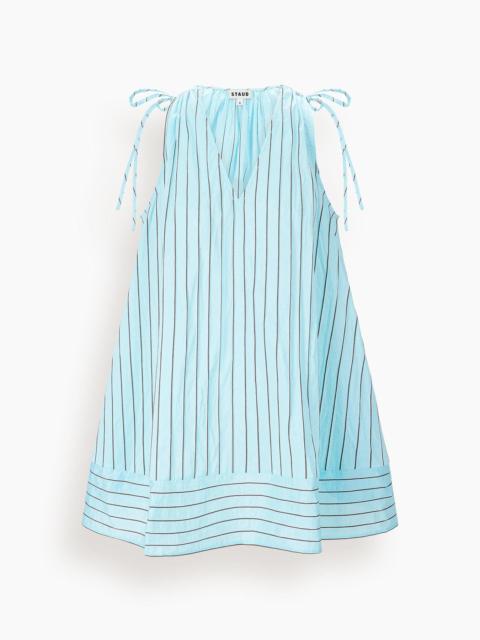 Elena Dress in Pool Stripe