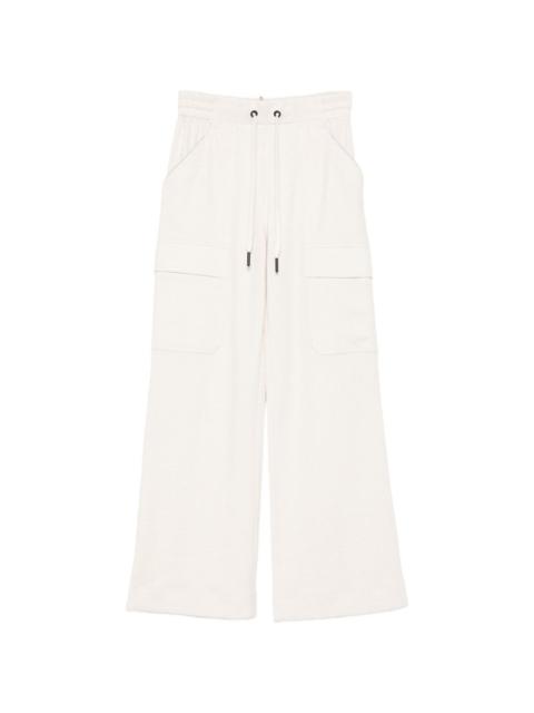 drawstring cargo-pocket trousers