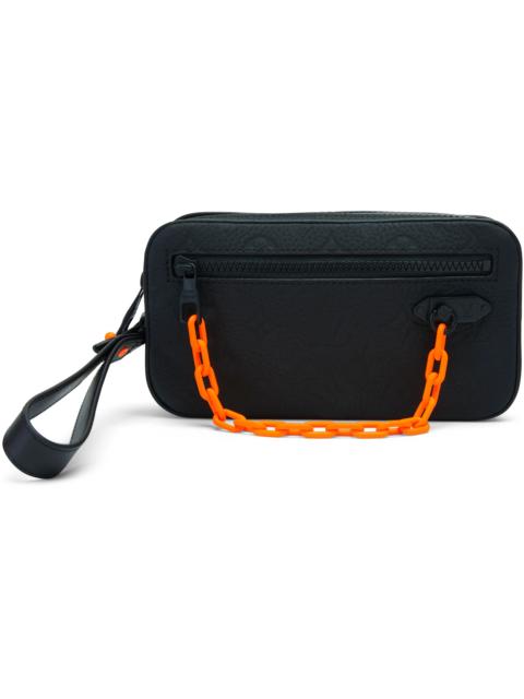 Louis Vuitton Pochette Volga Monogram Empreinte Orange Black