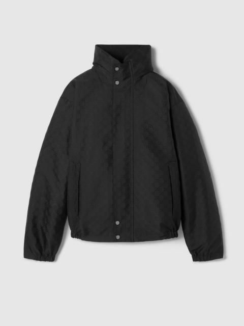 Reversible cotton ripstop zip jacket