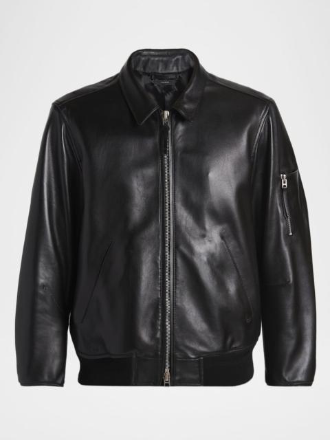 Men's Soft Nappa Leather Blouson Jacket