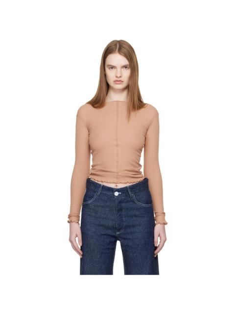 Tan Pama Long Sleeve T-shirt