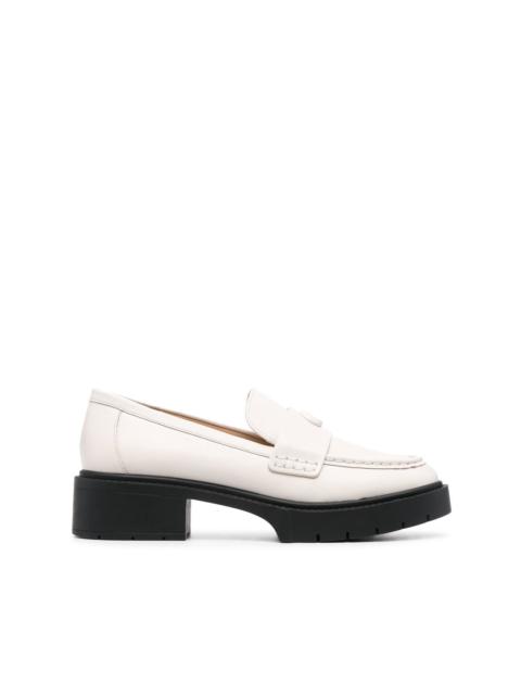 Leah chunky sole leather loafers