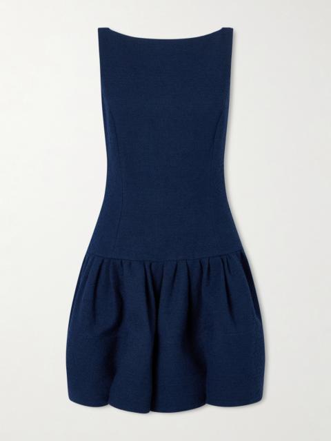 Cotton-blend Tweed Mini Dress