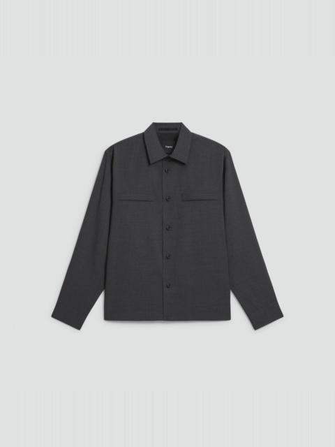 Utility Overshirt in Motion Wool