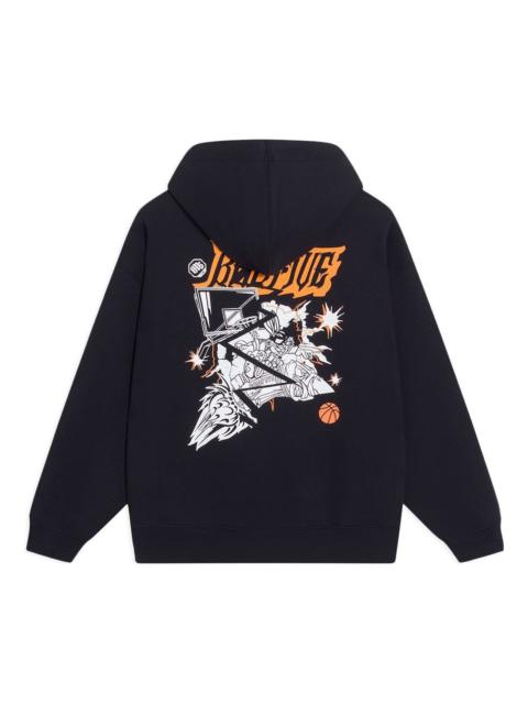 Li-Ning x BADFIVE Sports Style Hoodie 'Black White' AWDT089-4