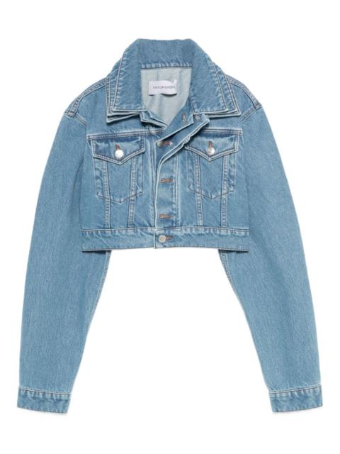 triple layer denim jacket