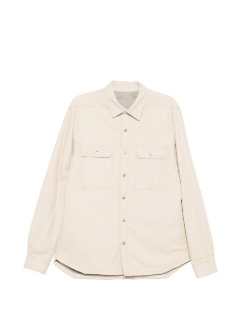 buttoned shirt jacket