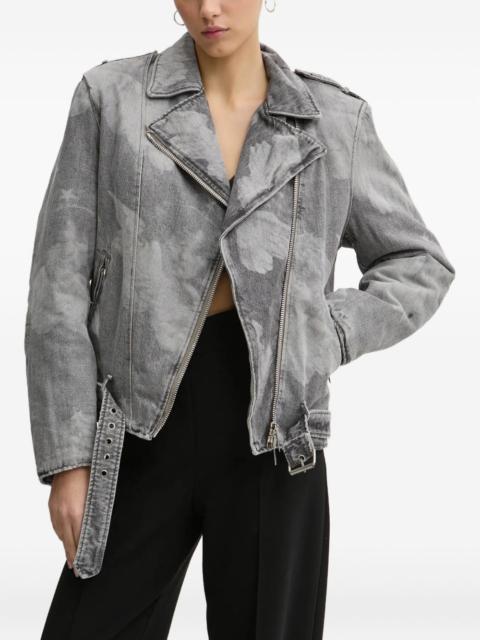 Angels denim biker jacket