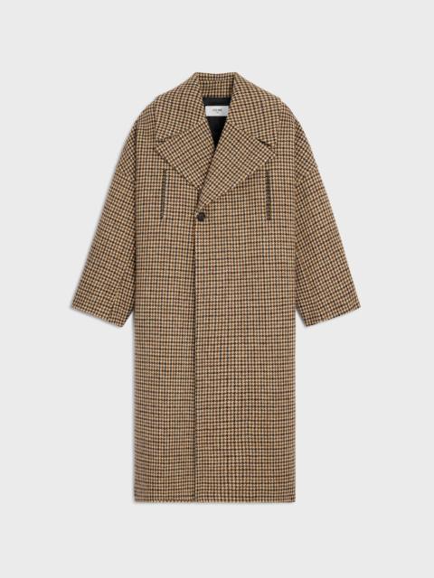coat IN houndstooth wool