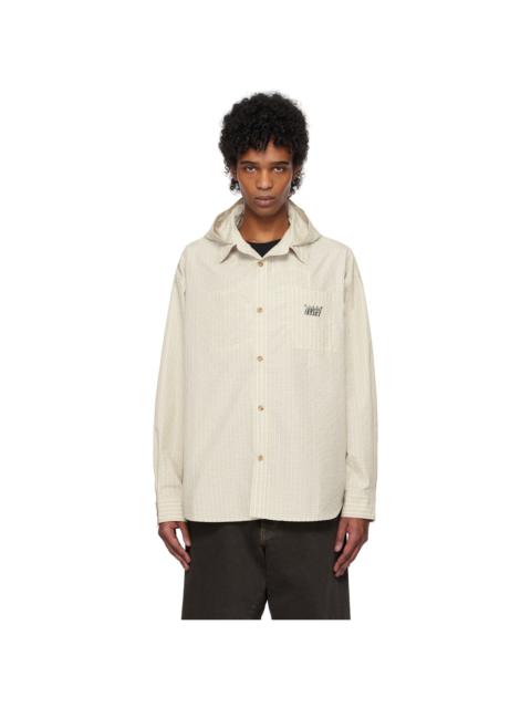 Off-White Check Hoodie Shirt