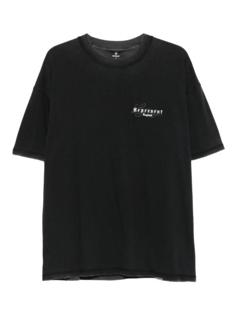 embroidered-logo T-shirt