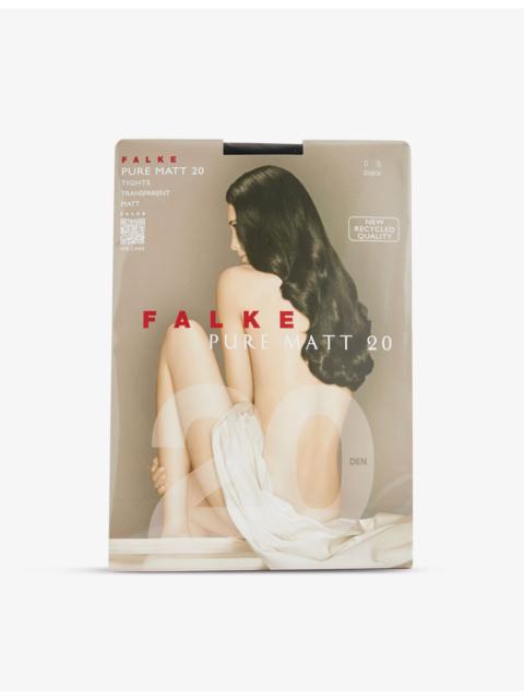 Pure Matte 20 DEN stretch-woven blend tights