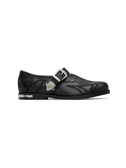 Black Leather Loafers