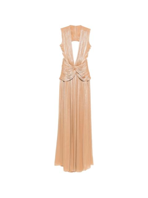 Silla backless maxi dress