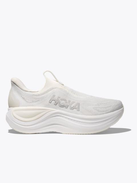 Men's Skyward Laceless Shoes in White/White