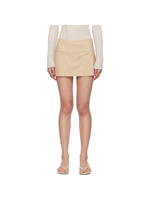 Beige Evident Skort