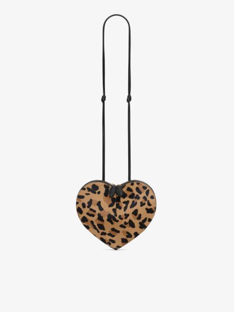 LE CŒUR BAG IN LEOPARD HAIRCALF