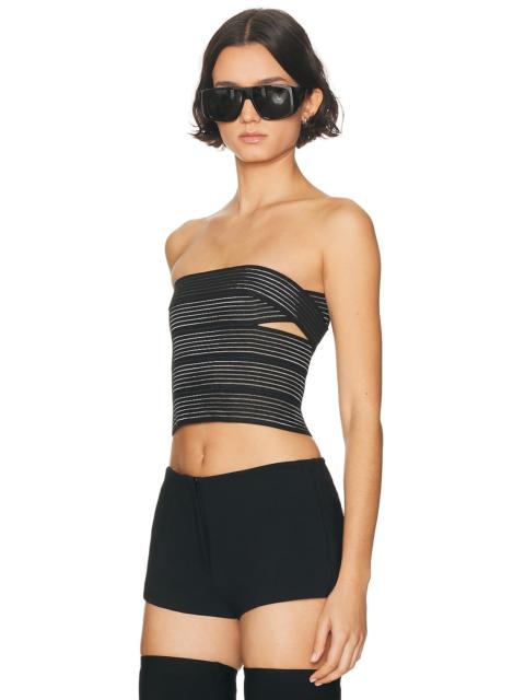 Elastic Brace Corset Top