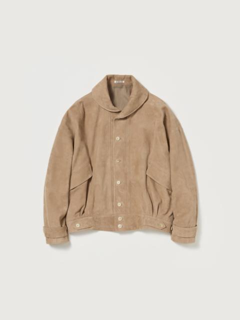 SILKY GRAIN SUEDE BLOUSON