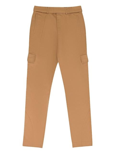 straight-leg cargo track pants