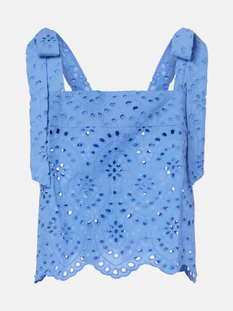 Noa broderie anglaise cotton top