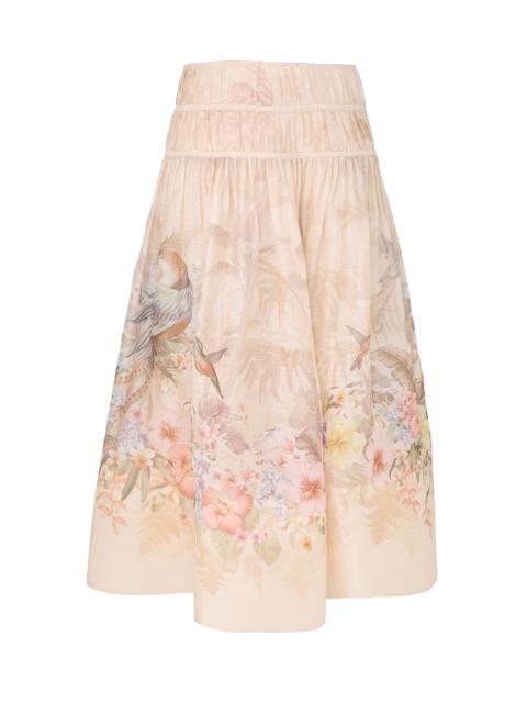 ILLUMINATE DRAWN MIDI SKIRT