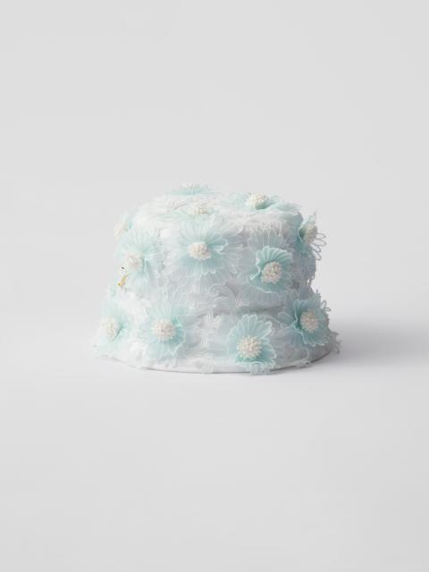 Guipure lace bucket hat