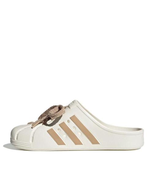 adidas Adilette Clogs 'Cream White Tan' JQ2117