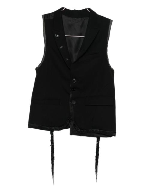 bead-embellishment waistcoat