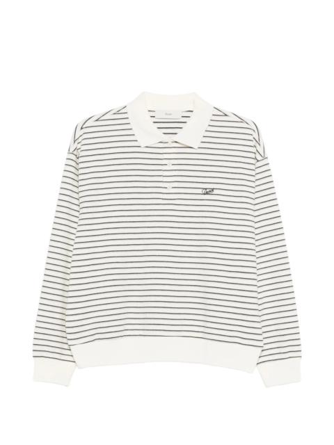 Dunst Striped Logo Polo Shirt