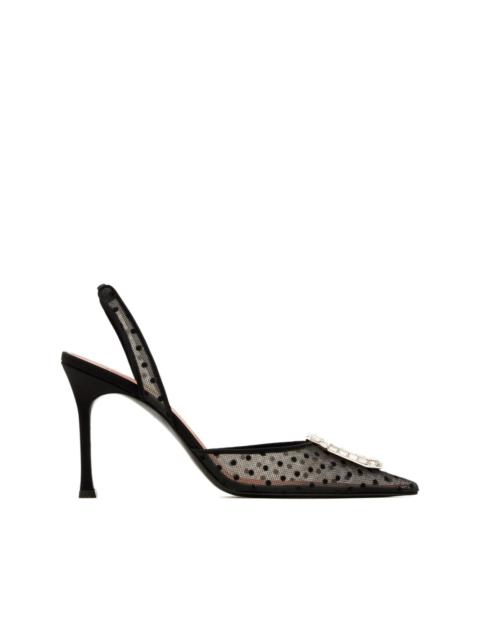 Camelia polka-dot pumps