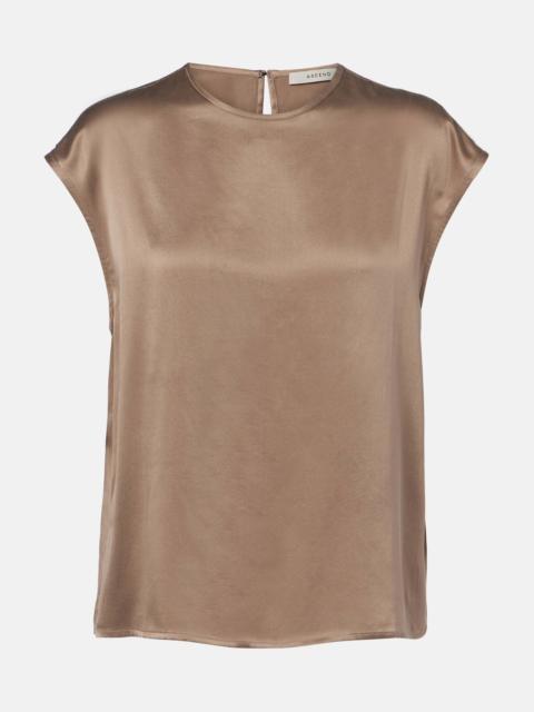 Dasha silk twill top