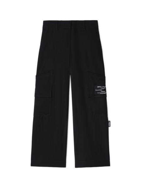 Black Toybox Wool Cargo Pants