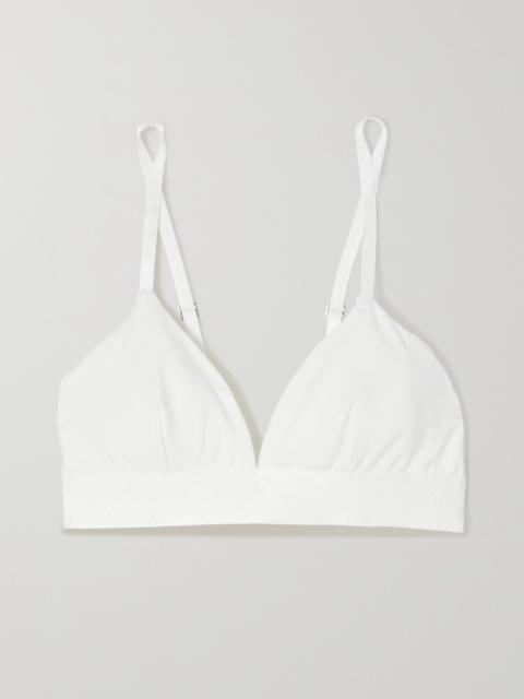 + Net Sustain Stretch-tencel Lyocell Soft-cup Triangle Bra