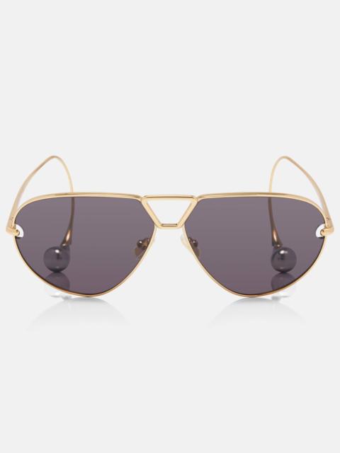 Drop aviator sunglasses